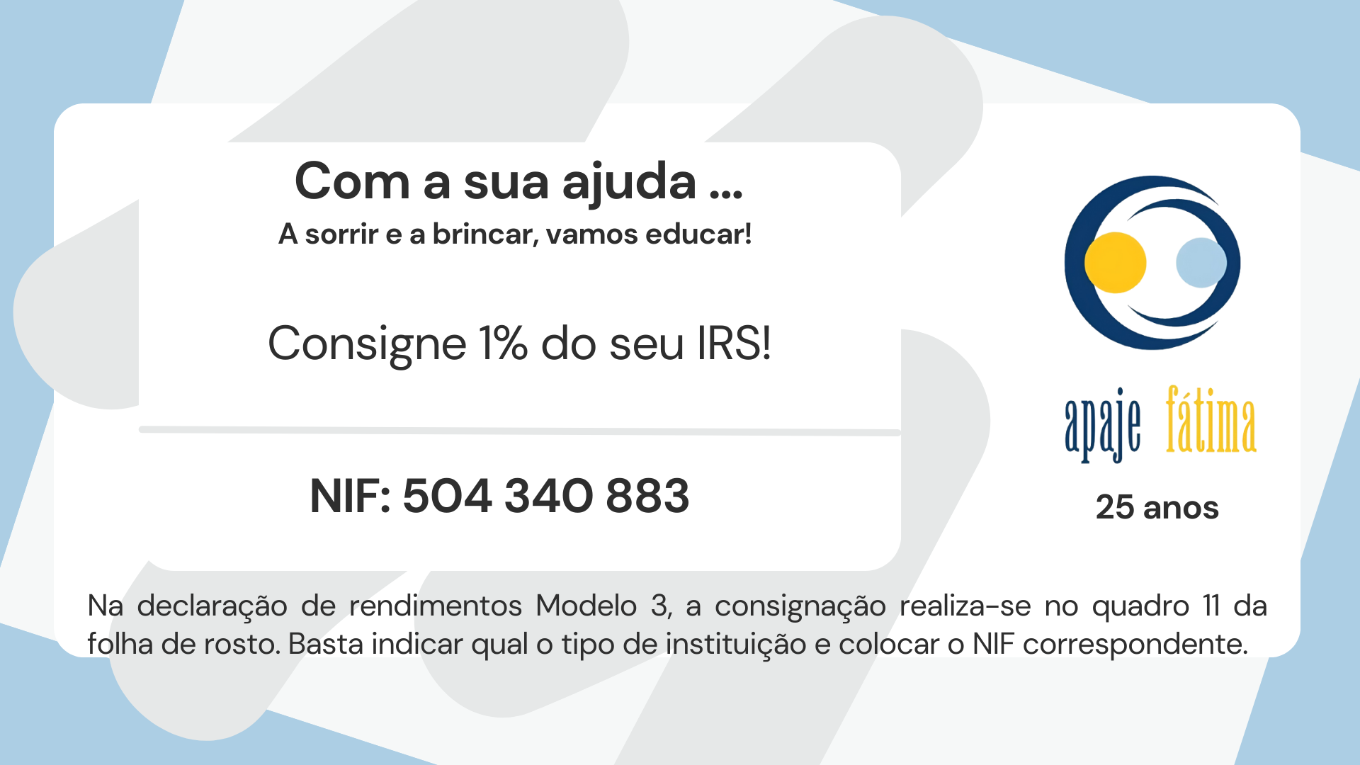 Consignação do IRS 